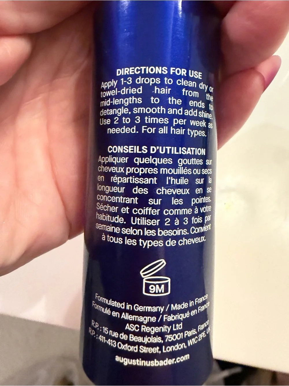 Augustinus Bader The Hair Oil